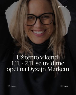 Už tento víkend 1.11. - 2.11. se uvidíme na @dyzajnmarket v Praze v Holešovicích 🥹! Budu se na vás všechny nesmírně těšit...